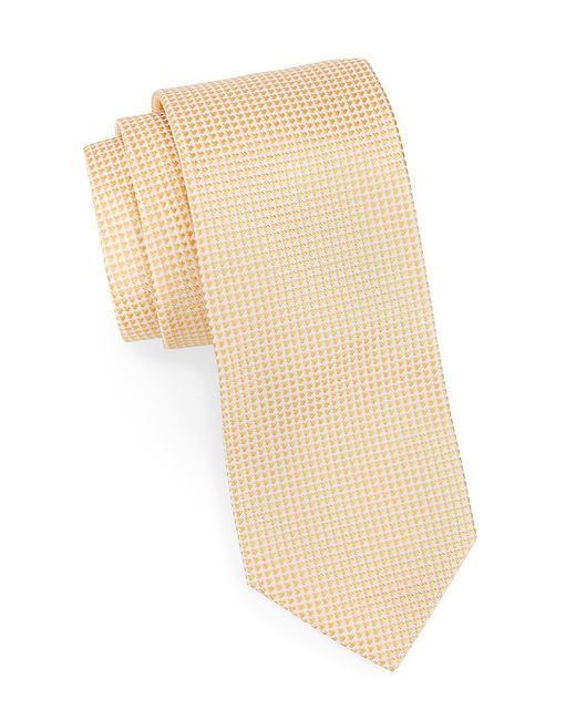 Isaia Micro Dot Cotton Tie