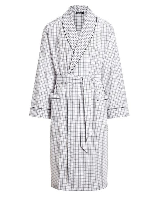 Polo Ralph Lauren Plaid Cotton Oxford Robe