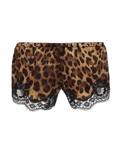 Dolce & Gabbana Leo Satin Shorts