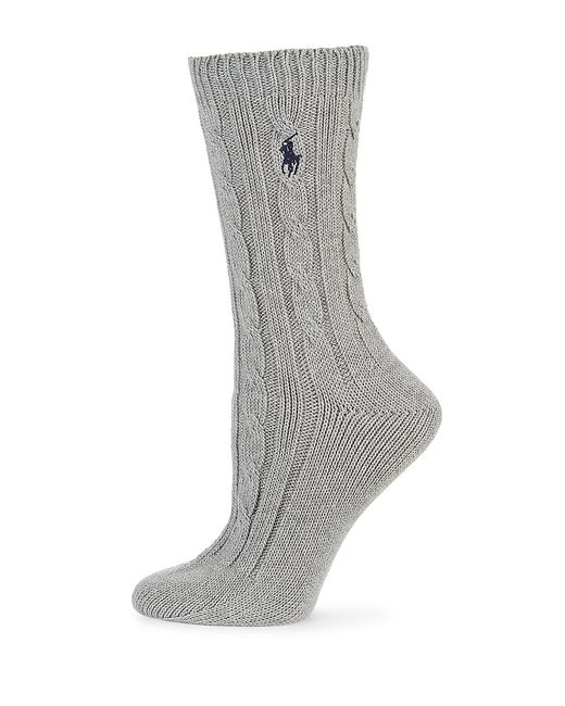 Polo Ralph Lauren Cable-Knit Crew Socks