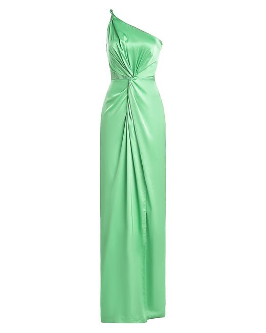 Amur Deena Twisted One-Shoulder Gown