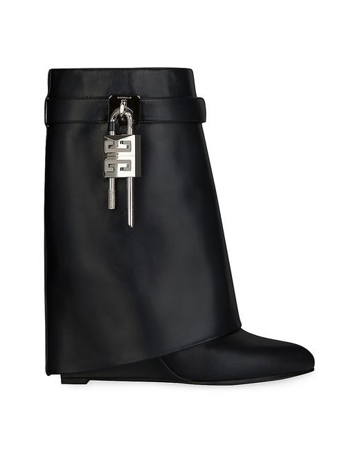 Givenchy Shark Lock Ankle Boots in Leather
