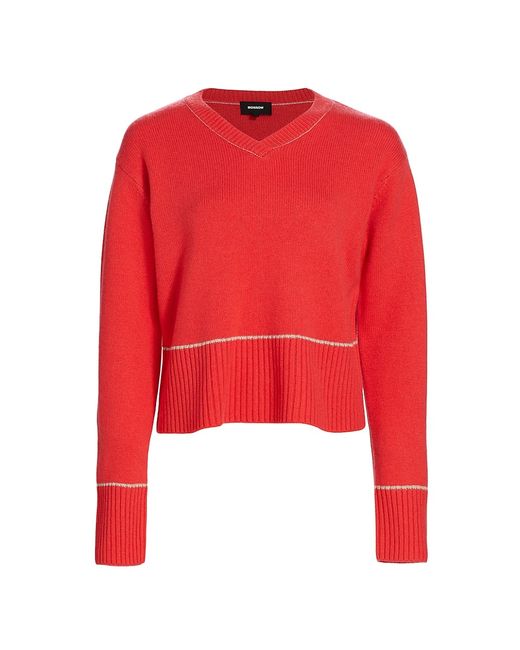 Monrow Wool Cashmere Pullover Sweater
