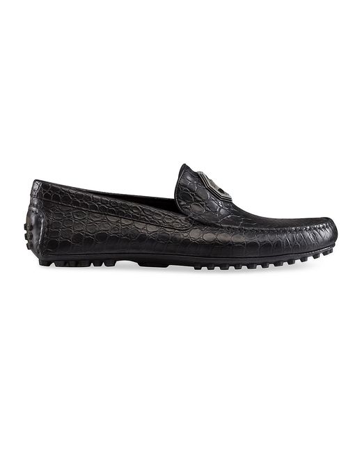Stefano Ricci Matted Crocodile Driving Shoes