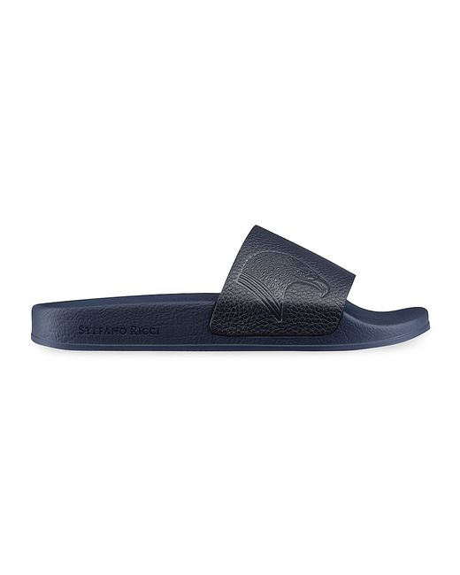 Stefano Ricci Calfskin Leather Slides Sandals