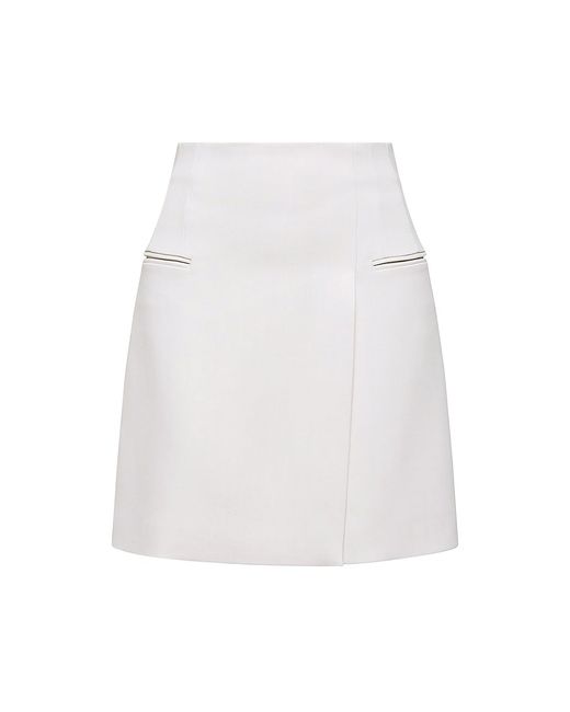 Scanlan Theodore Tailored Mini Wrap Skirt