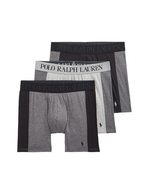 Polo Ralph Lauren Ribbed Boxer Briefs 3-Pack