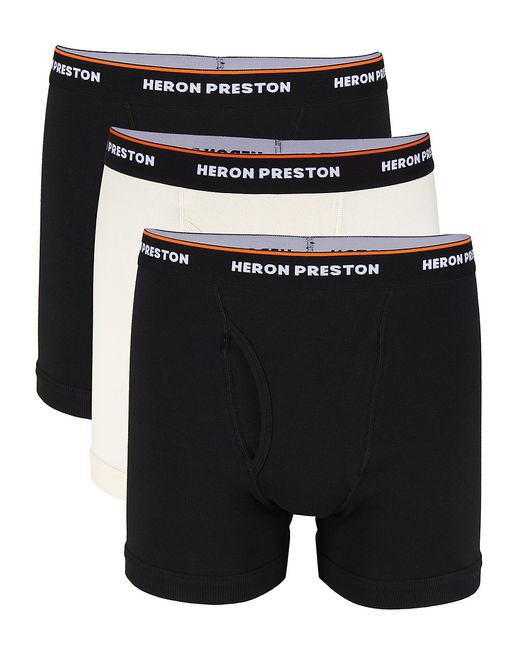 Heron Preston 3-Pack Logo Tape Boxer Trunks