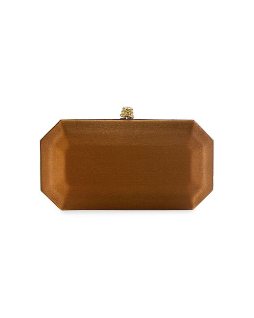 Tyler Ellis Perry Clutch with Gold Hardware