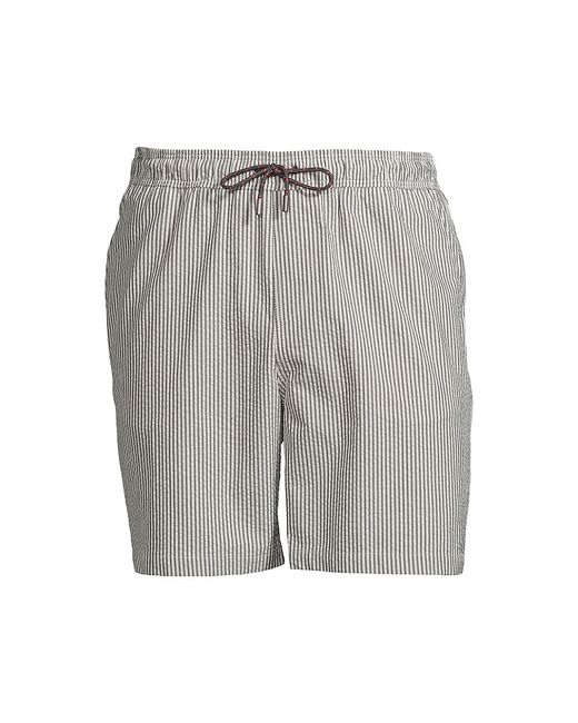 Sease Stripe Cotton Seersucker Shorts