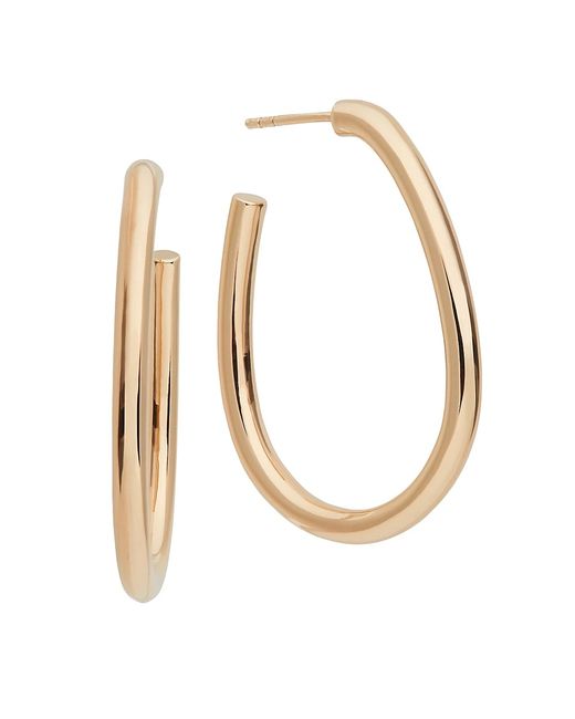 Otiumberg 14K--Gold Vermeil Oval Hoop Earrings