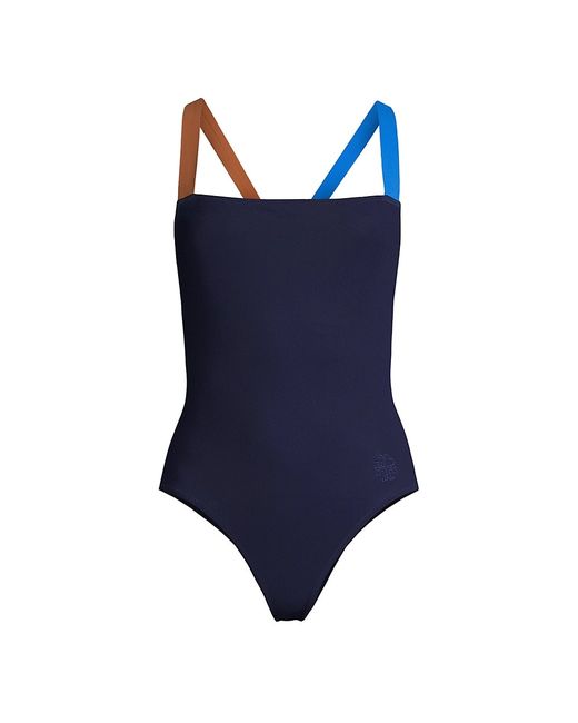 Tory Burch Colorblocked One-Piece Swimsuit