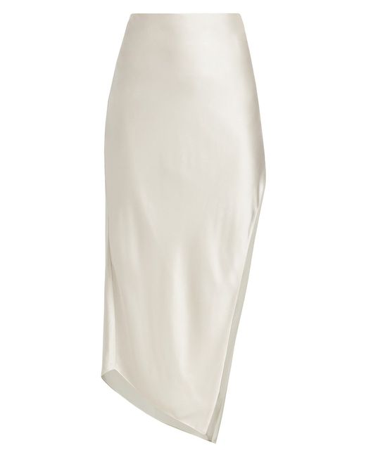 The Sei Bias Asymmetric Silk Skirt