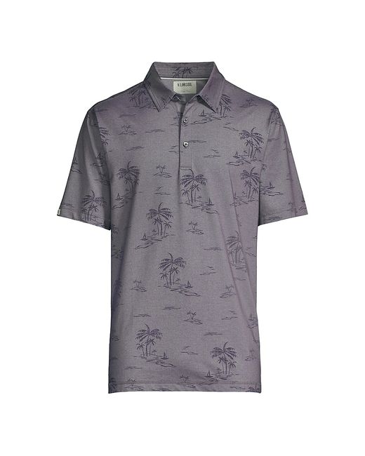 Linksoul Printed Oxford Polo Shirt