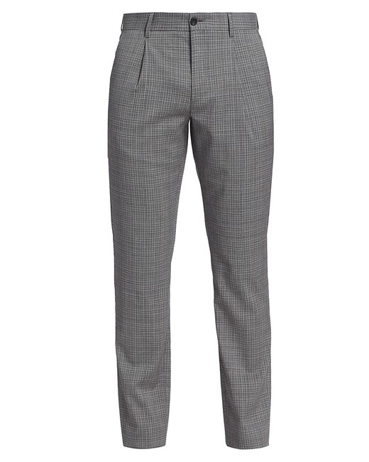 Saks Fifth Avenue COLLECTION Stretch Grid Trousers