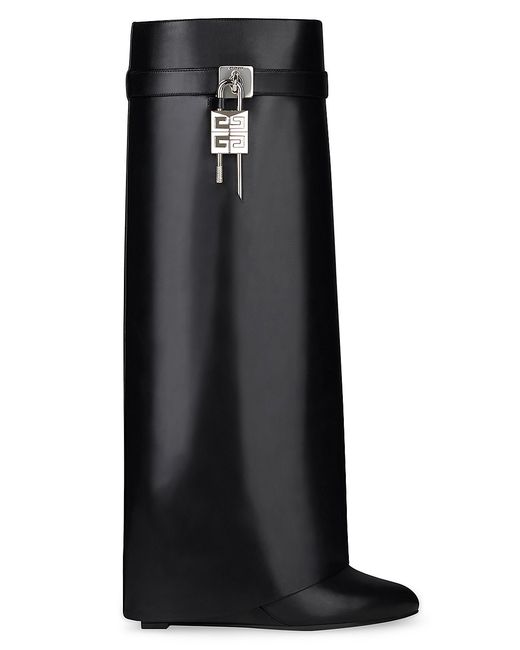 Givenchy Shark Lock Boots in Leather