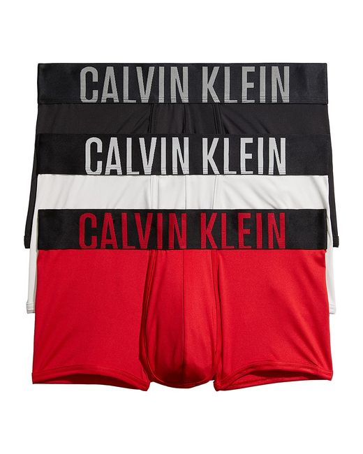 Calvin Klein 3-Pack Low-Rise Logo Trunks