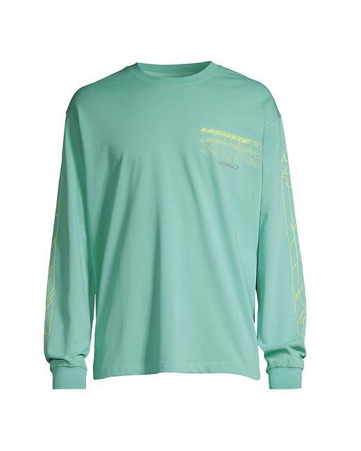 Lacoste Cotton Long-Sleeve Loose T-Shirt