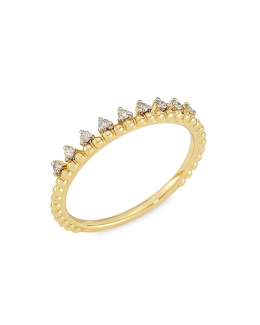 Saks Fifth Avenue Collection 14K 0.10 TCW Diamonds Ring