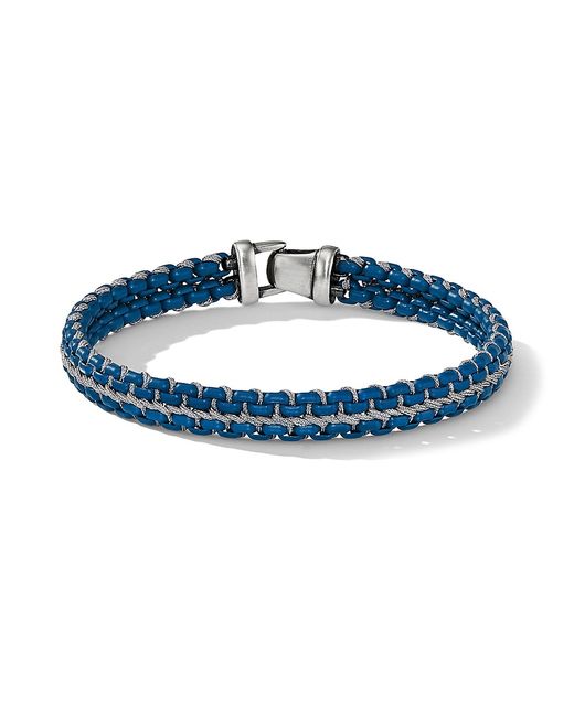 David Yurman Woven Box Chain Bracelet with Stainless Steel and Nylon