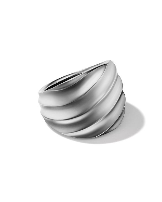 David Yurman Cable Edge Saddle Ring in Recycled