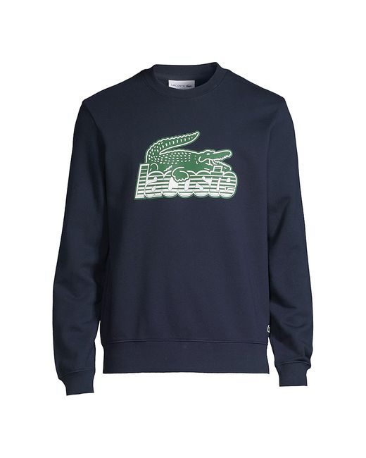 Lacoste Logo Fleece Crewneck Sweatshirt