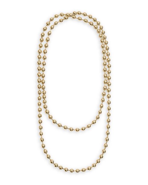 Jennifer Fisher 10K--Plated Long Ball-Chain Necklace