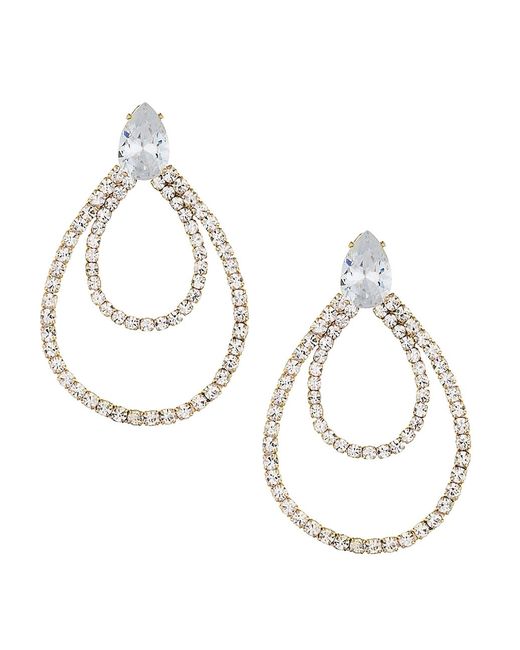 Ettika Crystal Serenity 18K Plated Dangle Earrings