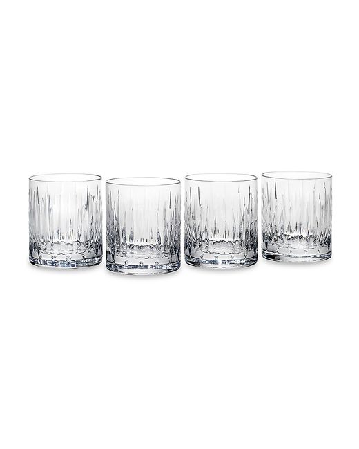 Reed & Barton Soho Crystal 4-Piece Double Old-Fashioned Glass Set