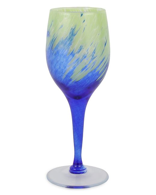 Vietri Nuvola Wine Glass Blue