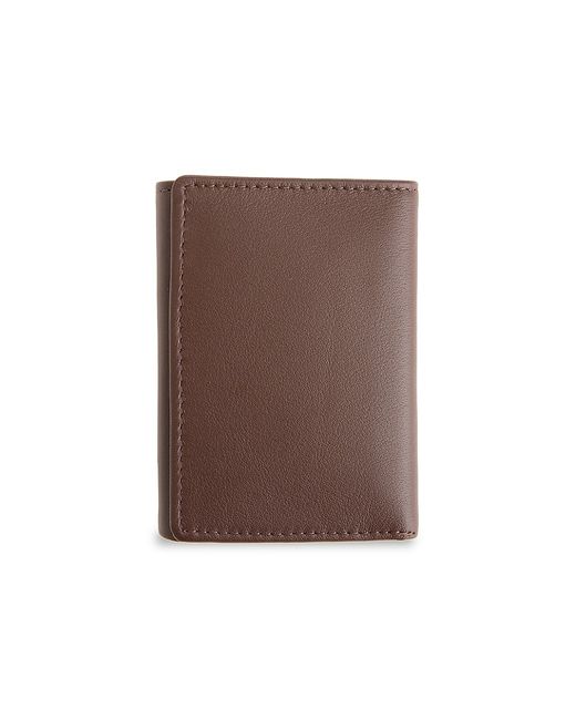 ROYCE New York Tri-Fold Leather Wallet
