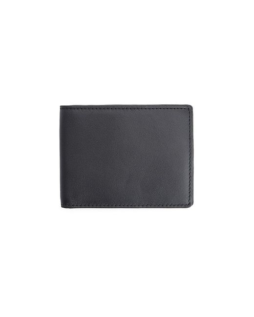 ROYCE New York RFID-Blocking Slim Bi-Fold Leather Wallet