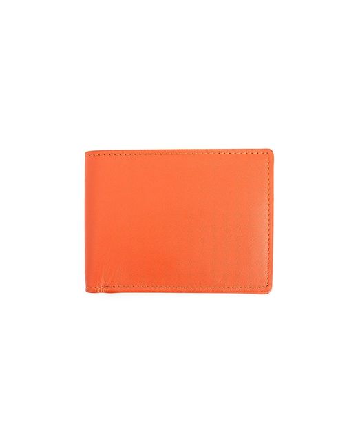 ROYCE New York RFID-Blocking Slim Bi-Fold Leather Wallet
