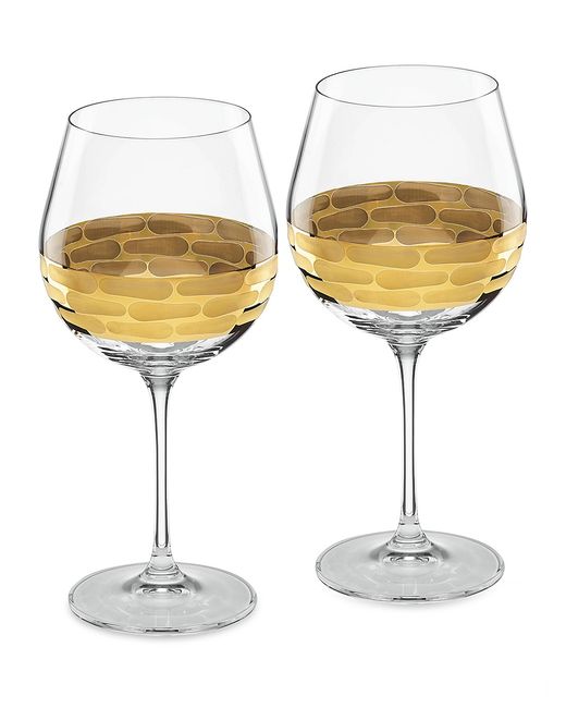 Michael Wainwright Truro Gold 2-Piece Wine Glass Set