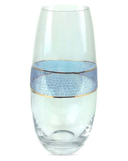 Michael Wainwright Panthera Indigo Glass Vase