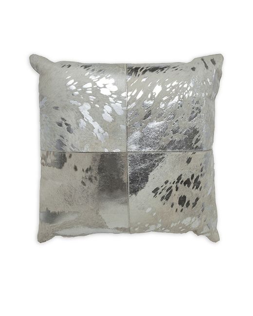 Callisto Home Stenciled Calf Hair Pillow