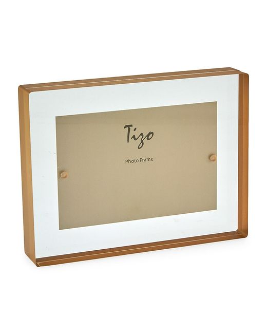 Tizo Magnetic Floating Picture Frame Gold 4 x 6