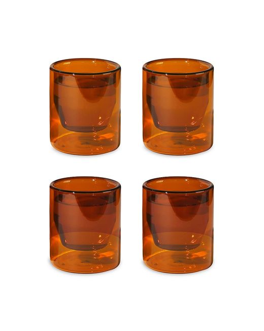 Yield Double-Wall Glass Set Amber 6 oz.