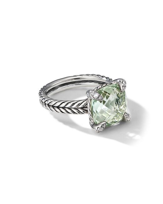 David Yurman Chatelaine Ring with Pavé Diamonds
