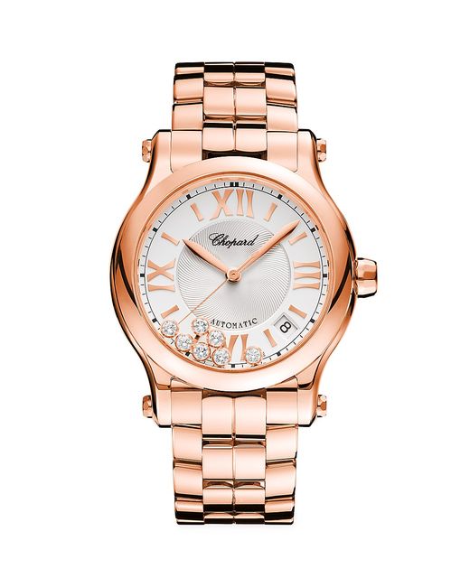 Chopard Happy Sport 18K 0.35 TCW Diamond Bracelet Watch