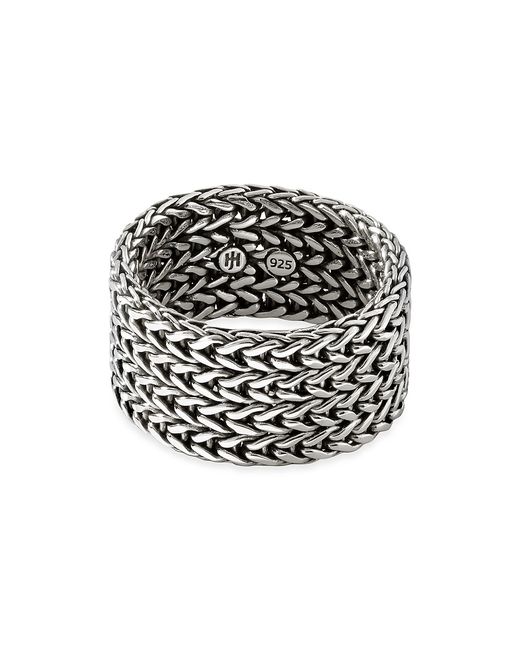 John Hardy Indonesia Rata Chain Sterling Band Ring