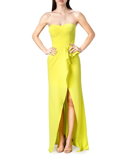 Dress the population Kai Stretch Crepe Strapless Gown