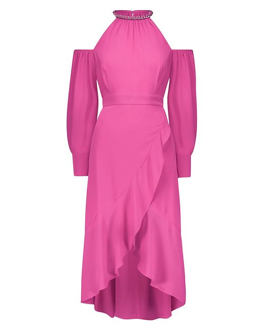 Bcbgmaxazria Asymmetric Cut-Out Midi-Dress