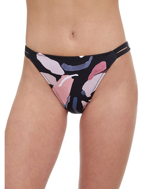 Gottex Swimwear Printed Mid-Rise Bikini Bottom