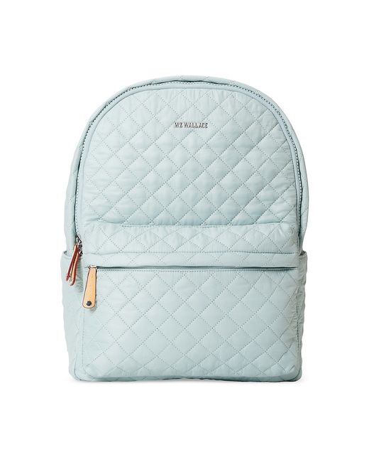 MZ Wallace Metro Quilted Nylon Backpack Blue