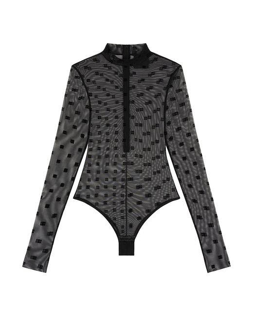 Givenchy Transparent Jacquard Bodysuit