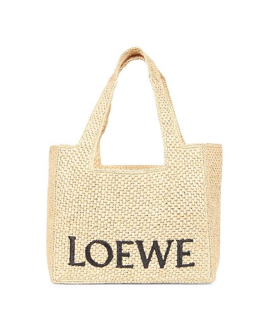 Loewe x Paulas Ibiza Raffia Logo Tote Bag