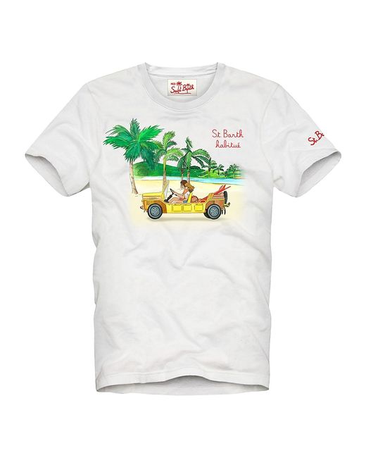 Mc2 Saint Barth Cotton Graphic Classic-Fit Short-Sleeve T-Shirt