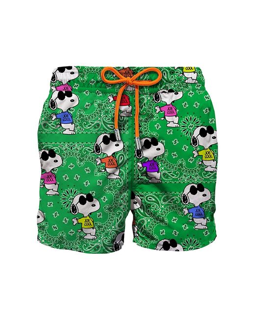Mc2 Saint Barth Snoopy Cool Bandana Swim Shorts