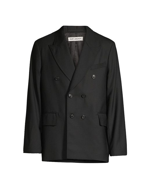 Our Legacy Core Unconstructed Double-Breasted Blazer